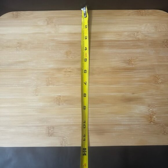 NWT Clear Acrylic Closet Storage Organization Box Container With Bamboo Lid . - Picture 9 of 12